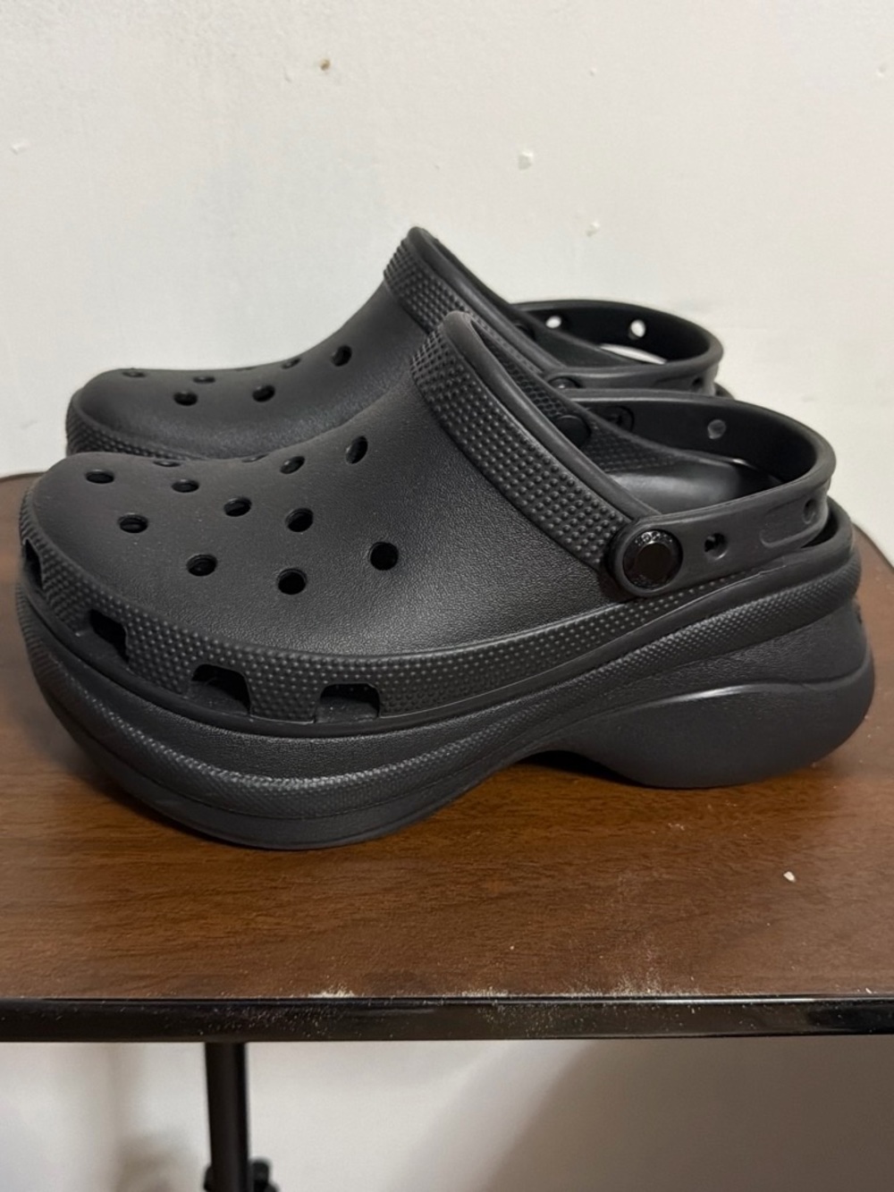 CROCS Men's Black Classic Clog with Strap